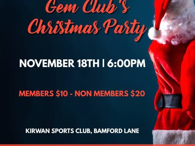 Gem Club Christmas Party